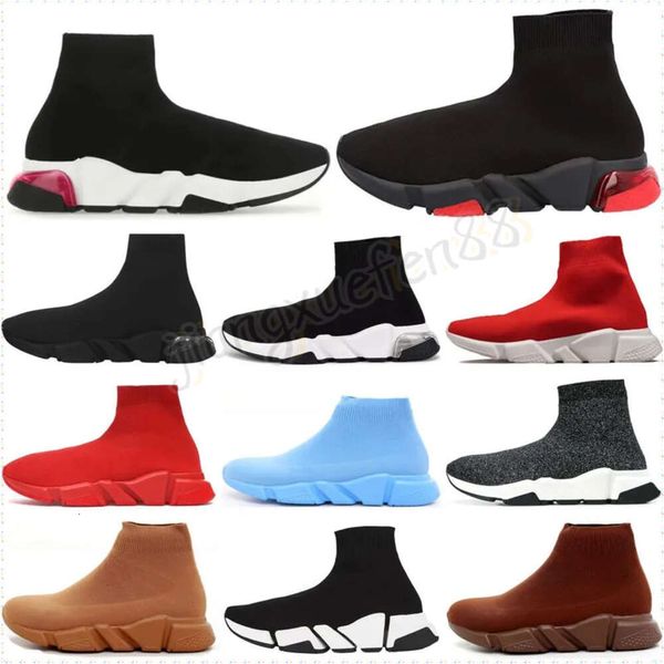 Designer meias sapatos homens mulheres graffiti branco preto vermelho bege rosa claro sola lace-up néon amarelo meias velocidade corredor treinador plataforma plana