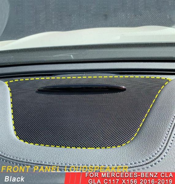 Per Mercedes-CLA GLA C117 X156 2016-2019 altoparlante per portiera auto suono cromato pad altoparlante copertura cornice adesivo interno acce226e5563531