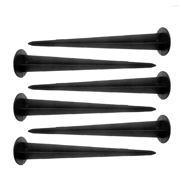 Decorações de jardim 6 pcs Sun Lamp Pólo Plug Ground Stakes para Candy Cane Luzes Decoração de Natal Ao Ar Livre Sunlamp Yard Street