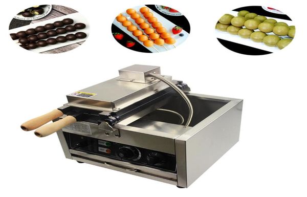 220v espeto bola waffle máquina takoyaki panelas de cozimento elétrica comercial fabricante ovo lanches equipment8140202