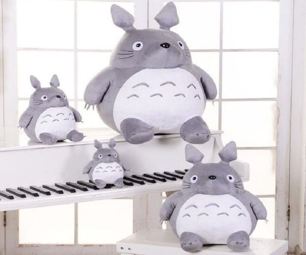 Totoro brinquedos de pelúcia macios animais de pelúcia anime dos desenhos animados travesseiro almofada bonito gato gordo chinchilas crianças aniversário presente de natal 20094432320