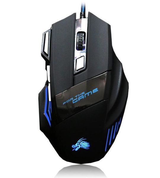 Professionelle 5500 DPI-Gaming-Mäuse, 7 Tasten, LED, optische USB-Mäuse für Pro-Gamer-Computer, X3-Maus von opec9964382