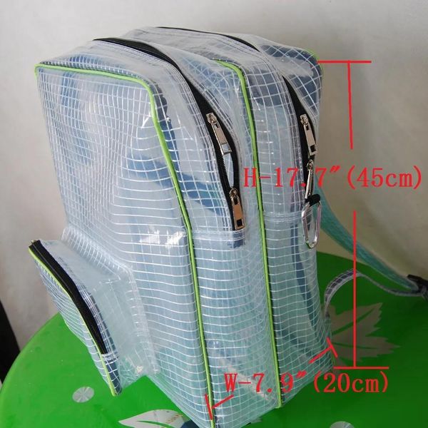 È possibile inserire borse in pvc trasparente antistatico per ingegneri che lavorano in camere bianche. È possibile inserire uno strumento da 20 kg