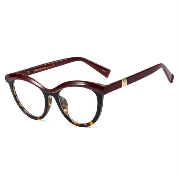 Маленькие янтарные классические поляризованные солнцезащитные очки «кошачий глаз» для женщин и мужчин, защитные очки в винтажном стиле T97565320W