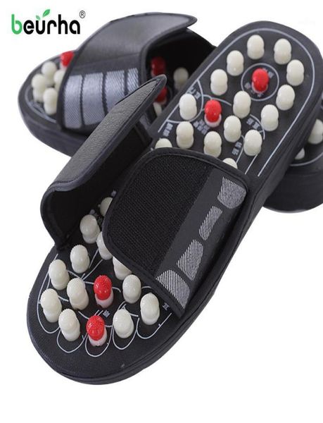 2 шт., массажные тапочки для похудения ног, массажер для акупунктуры, обувь для акупунктурных точек, активирующая рефлексотерапию, уход за ногами12705704