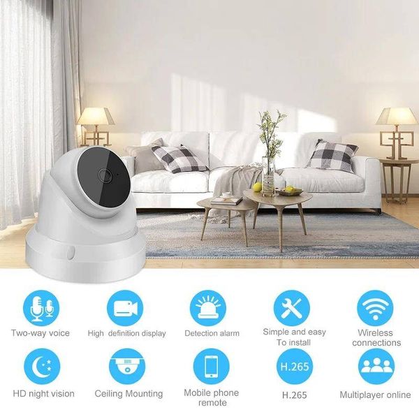 App V380Pro Tracciamento automatico Telecamera di rete di sicurezza Sorveglianza Wi-Fi Vista integrata Visione notturna IP CCTV Telecamera IP Smart CCTV