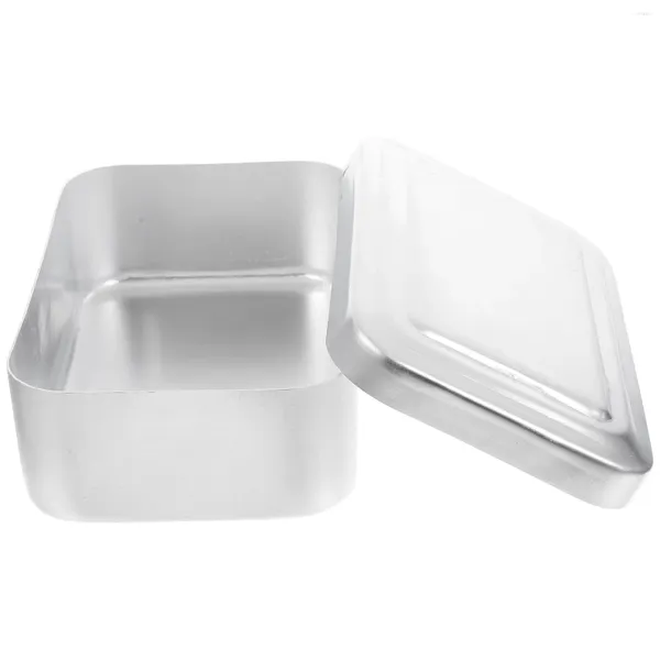 Contenitori per stoviglie Contenitori per snack vintage per scatole da pranzo per adulti Porta picnic in alluminio