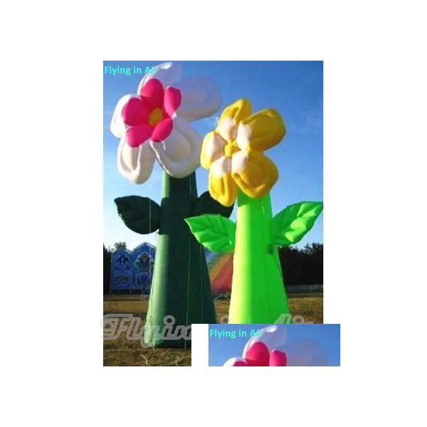 Ghirlande di fiori decorativi Ghirlande Girasole gonfiabile personalizzato Fiore Mticolor per decorazione di eventi/palcoscenico Consegna a domicilio Gar Otnhe