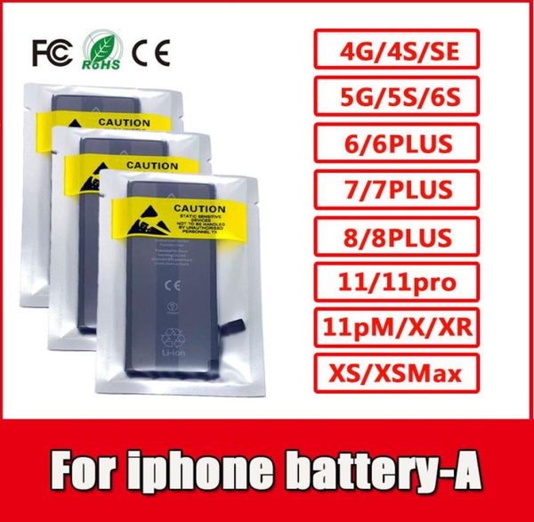 5 batterie DaDaXiong Batteria di ricambio incorporata agli ioni di litio per iPhone 4S 4 5 5S 5C 5G 78 6 6S Plus X con fabbrica 7854281