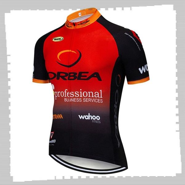 Maglia da ciclismo Pro Team ORBEA Maglia da ciclismo estiva da uomo ad asciugatura rapida Maglia sportiva Uniforme da ciclismo su strada Abbigliamento da corsa Outdoor S218D