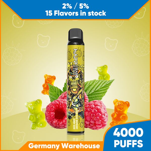 EU Hot Sale Original Einweg-Vape-Stift Elektronische Zigarette 2% 5% 4000 Puffs Nic Mesh Coil Vaper Bar 6 ml gut aromatisierte Eliquid vorgefüllte Pod-Gerätekartusche