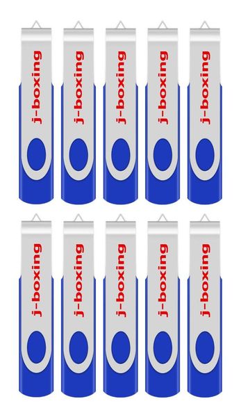 Blue Bulk 10 Stück Metall rotierender USB 20 Flash Drive Pen Drive Thumb Memory Stick 64M 128M 256M 512M 1G 2G 4G 8G 16G 32G für PC Lapt6509619