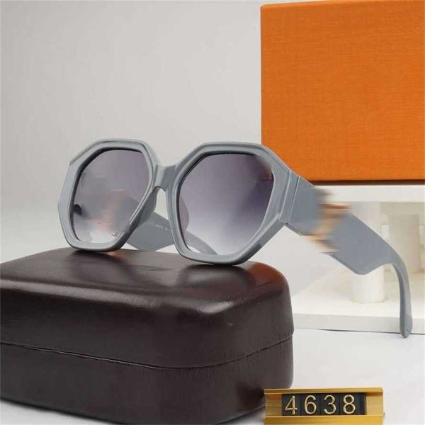12% DE DESCONTO no atacado de nova moda de alta definição em óculos de sol hexagonais de alta qualidade 8364