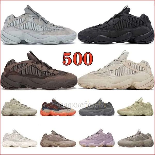 Top Quality 500 Running Shoes para Homens Mulheres 500s Utility Preto Granito Osso Branco Eame Sal Marrom Argila Taupe Light Mens Treinadores Esportes Ao Ar Livre Sapatilhas