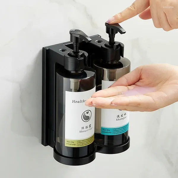 Дозатор для жидкого мыла El, дозаторы для шампуня и геля для душа, отдельные бутылки, настенное крепление для ванной комнаты, дезинфицирующее средство для рук