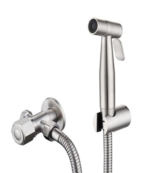 Edelstahl-WC-Hand-Bidet-Wasserhahn-Sprühgerät, Bidet-Set, Sprühgerät, WC-Spray für Badezimmer, Duschkopf 2009253823860