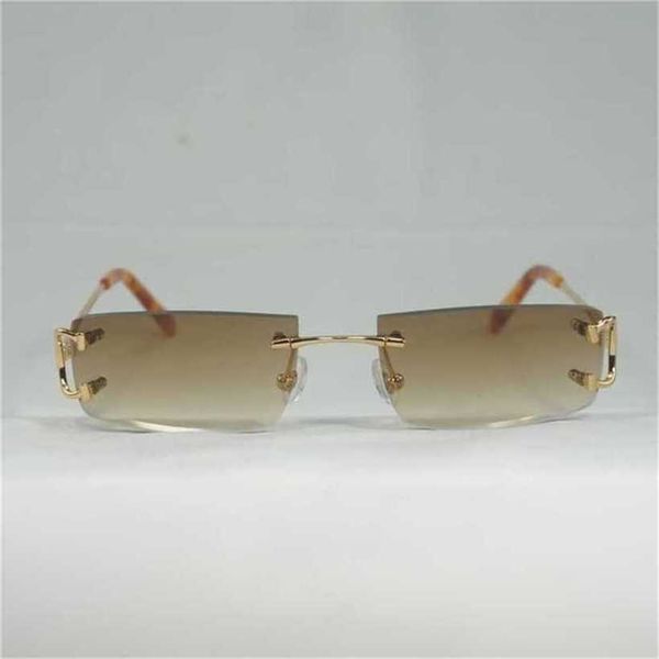 20% DI SCONTO Vintage Lenti Piccole Filo da Uomo Senza Montatura Quadrato da Donna per Club all'Aperto Occhiali Trasparenti Telaio Oculos ShadesKajia Nuovo