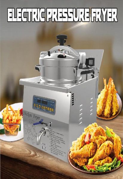 Elektrikli tezgah Carrielin Ticari Basınçlı Fritöz Tenceresi Sıcaklık Kontrolü Tavuk Derin Fryers Machine Ssteel Explosio7616607