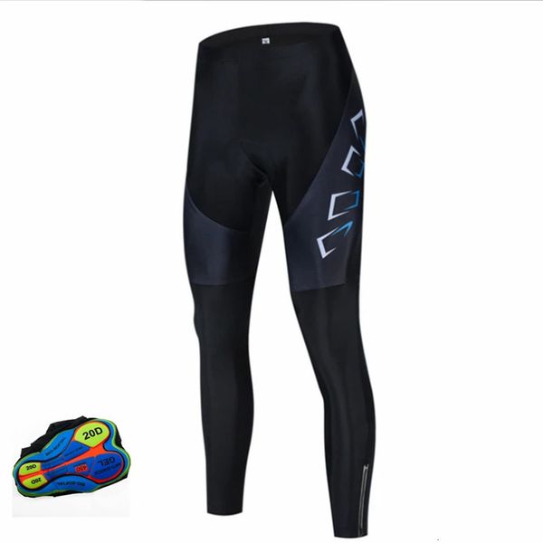 Antiurto Uomo Autunno Aderente Pantaloni Lunghi Ciclismo 20D Antiscivolo Imbottito Gel Bike Mtb Discesa Pendenza Mountain Bicicletta 240105