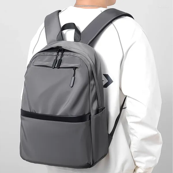 Mochila moda grande capacidade oxford pano faculdade laptop saco de viagem negócios estilo universal estudante livro 2024