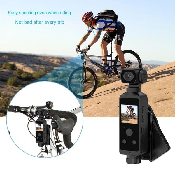 Telecamera tascabile 4K HD, ruotabile a 270 gradi, WiFi sportivo DV con custodia impermeabile per casco da viaggio, bicicletta, registratore vocale