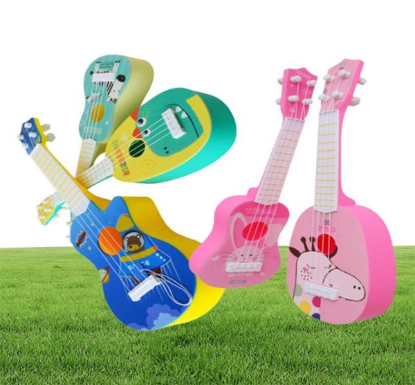 Conjuntos de presentes Crianças Brinquedos Instrumento Musical Brinquedos Do Bebê Ukulele Guitarra Montessori Educacional Para Criança Música Games4996002