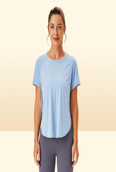 pantaloncini Camicie da yoga donna abbigliamento da allenamento camicia ampia fitness abbigliamento da palestra bodybuilding camicia di marca canotte4654776