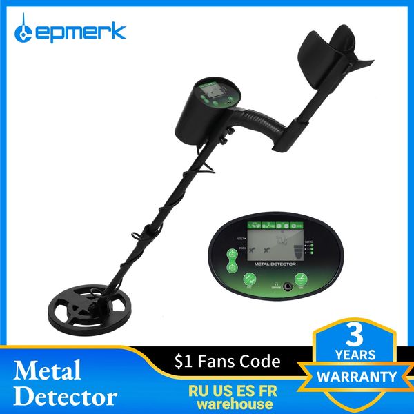 Metal Detector sotterraneo Display LCD Rilevatore di tesori d'oro Rilevatore di oro in metallo portatile Cercatore di oro e argento ad alta sensibilità 240105