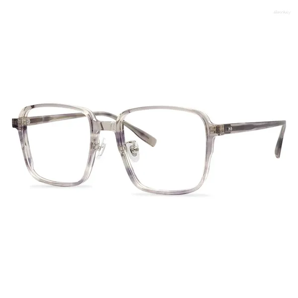 Montature per occhiali da sole Belight Optical Uomo Donna Acetato Cool Fashion Big Size Forma quadrata Occhiali da vista Montatura per occhiali Eyewear 8074