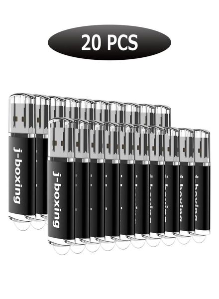 NEU 1 GB 8 GB 16 GB 32 GB rechteckige USB-Sticks Schwarz Hochwertiger Daumen-Stick Flash-Speicherstick für Computer Laptop MacBook2629914