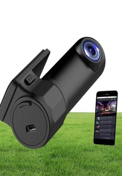 Dash Cam WIFI Macchina fotografica dell'automobile DVR Registrar digitale Videoregistratore DashCam Videocamera stradale APP Monitor Visione notturna Wireless DVR3576069