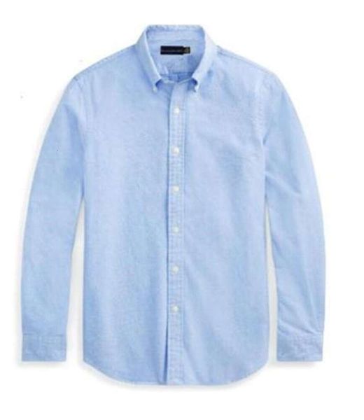 Atacado 2024 novo outono e inverno manga longa masculina 100% algodão camisa pura moda casual oxford roupas de marca social 99