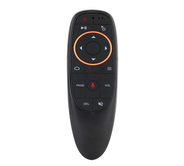 G10G10s Sesli Uzaktan Kumanda Fare USB 24GHz Kablosuz 6 Eksen Gyroscope Mikrofon IR uzaktan kumanda Android TV Kutusu 6290513