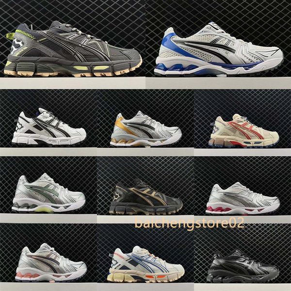 gel Kahana 8 14 kahana8 kahana14 Feather Grey Cream Nero Metallic Plum Midnight Classic Red Monaco Blue Dark Grape Piquant Orange uomo donna scarpe da corsa B2