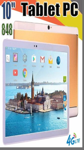 848D MTK6737 101 inç 10quot tablet PC Octa Core Ips Bluetooth 4GB 64GB 4G LTE Çift SIM Telefon Android 70 GPS8323395