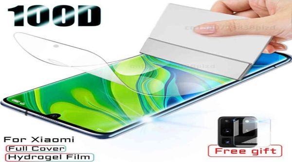 Filme de hidrogel para xiaomi mi note 10 lite 10 11 pro 11 10 protetor de tela 10t 9t 8 9 se 11i ultra x não vidro t i7131160