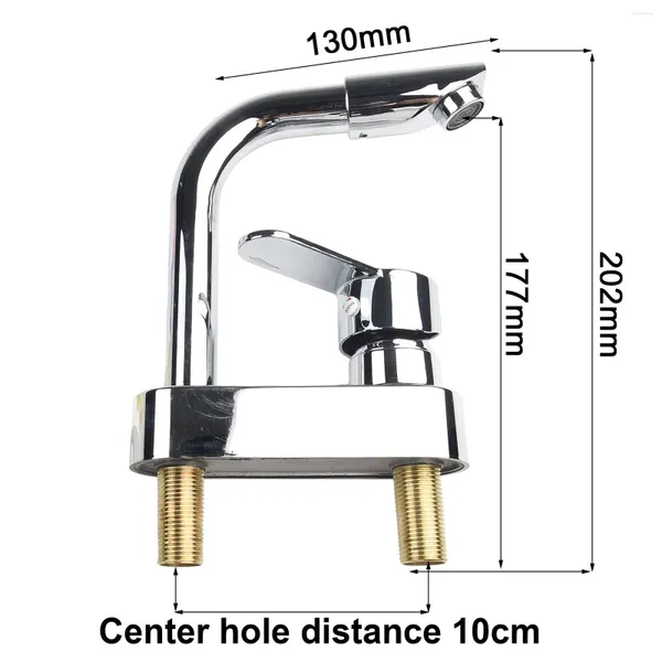 Torneiras de pia do banheiro Torneira de água Torneira de lavagem Torneira antiquada Liga de zinco de zinco de zinco 360 ° Rotativo Anti-corrosão 1pcs