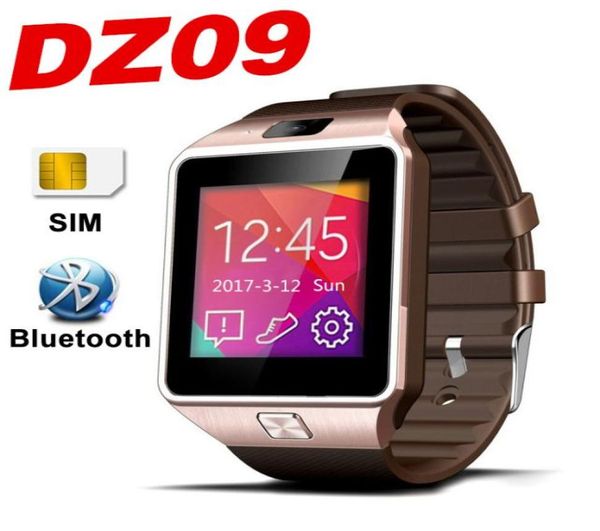 DZ09 Akıllı İzleme Telefonu TF SIM Bluetooth Smartwatch Dokunma İzle Çağrı Çağrı Arama Uyku İzleme Kamerası PK Q18 GT3714491