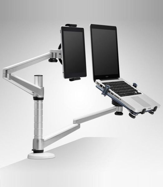 Dizüstü Bilgisayar 360 Taşınabilir Stand Dizüstü Bilgisayar Ayakta Tablo Alüminyum Alaşım Dizüstü Bilgisayar Katlanabilir Lapdesks Tablet Stand Lapdesks Dizüstü bilgisayar STA1412620