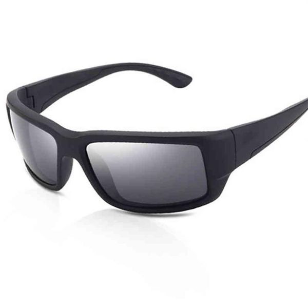 BRAND DESIGN Occhiali da sole polarizzati a coda di rondine Occhiali da sole da guida da uomo Occhiali da pesca quadrati da pesca UV400 Eyewear221W