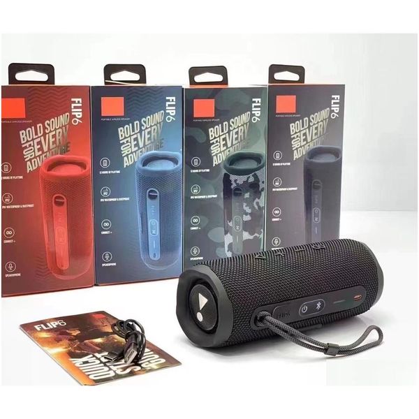 Tragbare Lautsprecher 6 kabellose Bluetooth-Ladung 5 Jbls-Lautsprecher Mini Ipx7 wasserdichter Outdoor-Stereo-Bass-Musik US-Lokale Drop-Lieferung E E Dhm6S