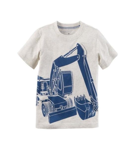 Digger meninos roupas camisas crianças tshirts bebê meninos camisetas verão criança camisa superior 100 algodão 6 9 12 18 24 meses 2104132387886