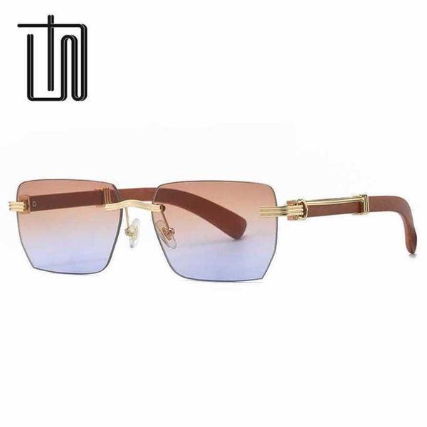 58% Vendita all'ingrosso di occhiali da sole New Fashion Frameless 3013 INS Style Versatile Street Photo Box Occhiali da sole