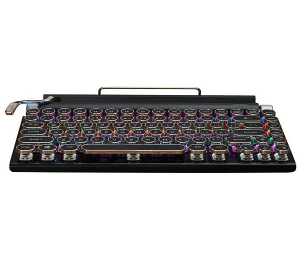 Computertastatur Retro Schreibmaschine Gamer für Desktop Laptop PC Gaming WXTB Keyboards6326263