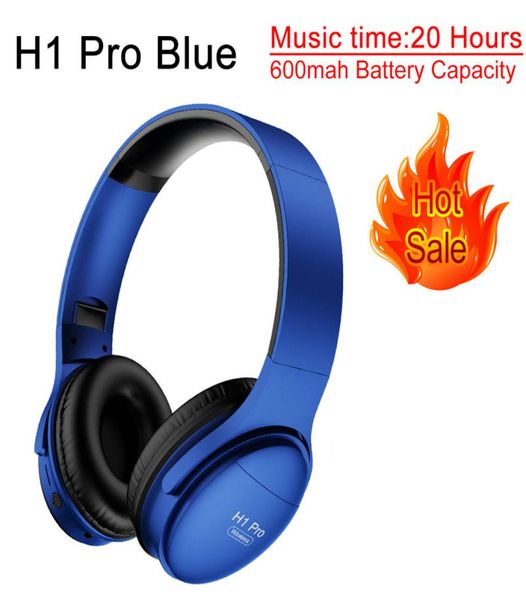 Pro Bluetooth-наушники Беспроводные наушники Overear Noise Hi-Fi стерео игровая гарнитура с поддержкой микрофона TF Card9988222