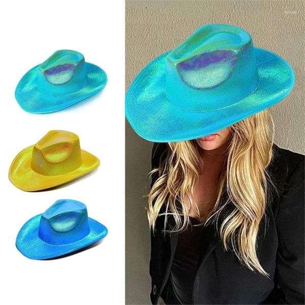 Boinas Western Fantasy Cowboy Hat Sunglass para festa de carnaval de despedida de solteira seja o centro das atenções