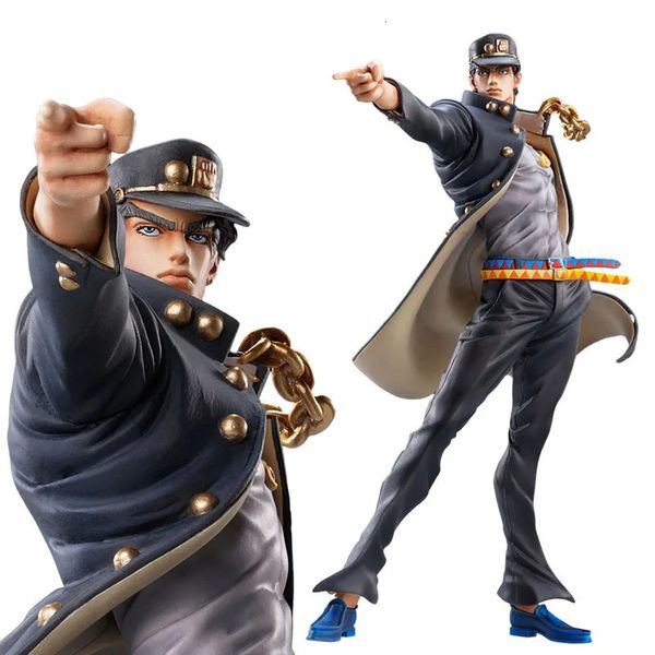 17cm Anime Jojos bizarre Abenteuerfigur Kujo Jotaro Star Platinum PVC Actionfigur Boxed Kids Collectible Model Doll Geschenk 240106