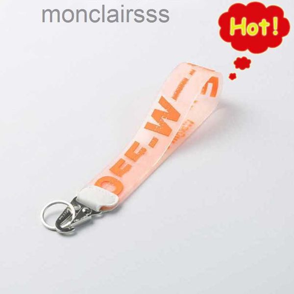 Chaveiros Lanyards Chaveiro Anéis de Luxo Limpar Borracha Jelly Carta Imprimir Chaves Anel Moda Homens Mulheres Canvas Chaveiro Câmera Pingente 38PA6X4X 6X4XQPII P