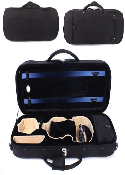 Yinfente 44 caixa de violino caixa de madeira estrutura leve saco de folha forte tamanho total 1493277