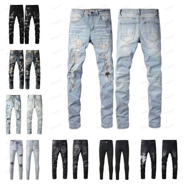 Designer miris Ripped Biker Jeans amr amrilied amirlies Distressed am Slim Mens Womens Straight Denim For Men s Print Army Fashion Ma 5994 irlie rilied r Fahion